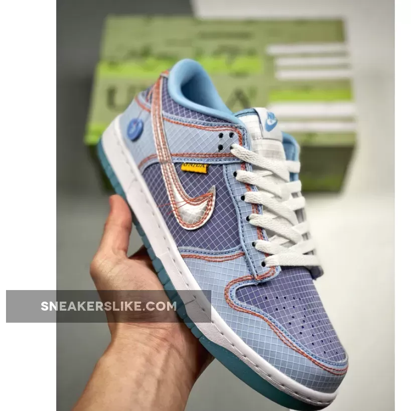 Union X Nike Dunk Low Blue/Purple DJ9649-400 / union dunk low argon