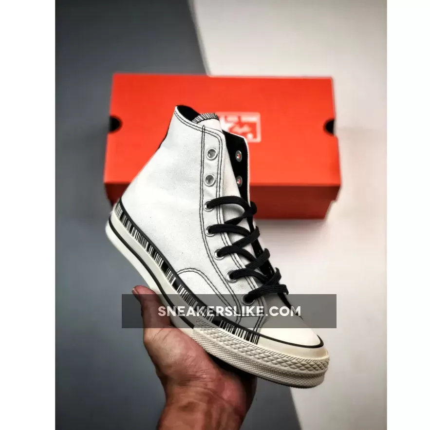 Converse Chuck Taylor 70 Hi 'White/Black/Egret' A02601C New Releases