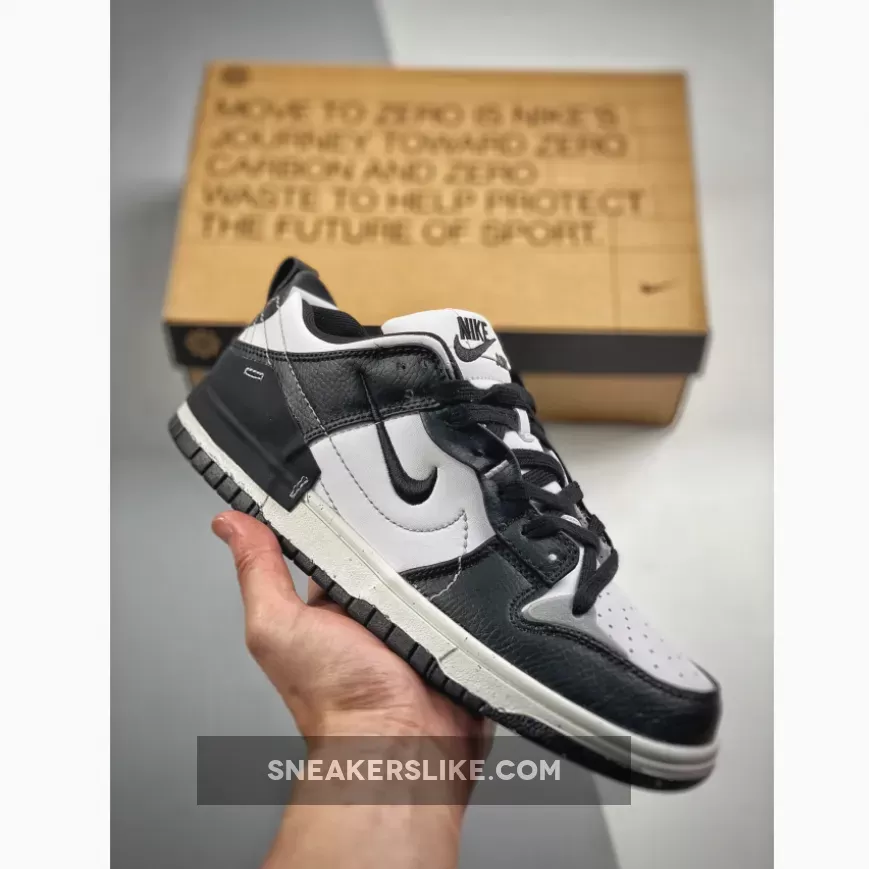 Nike Dunk Low Disrupt 2 'Panda' Black/Pure Platinum-White Pure Platinum Dunks Low