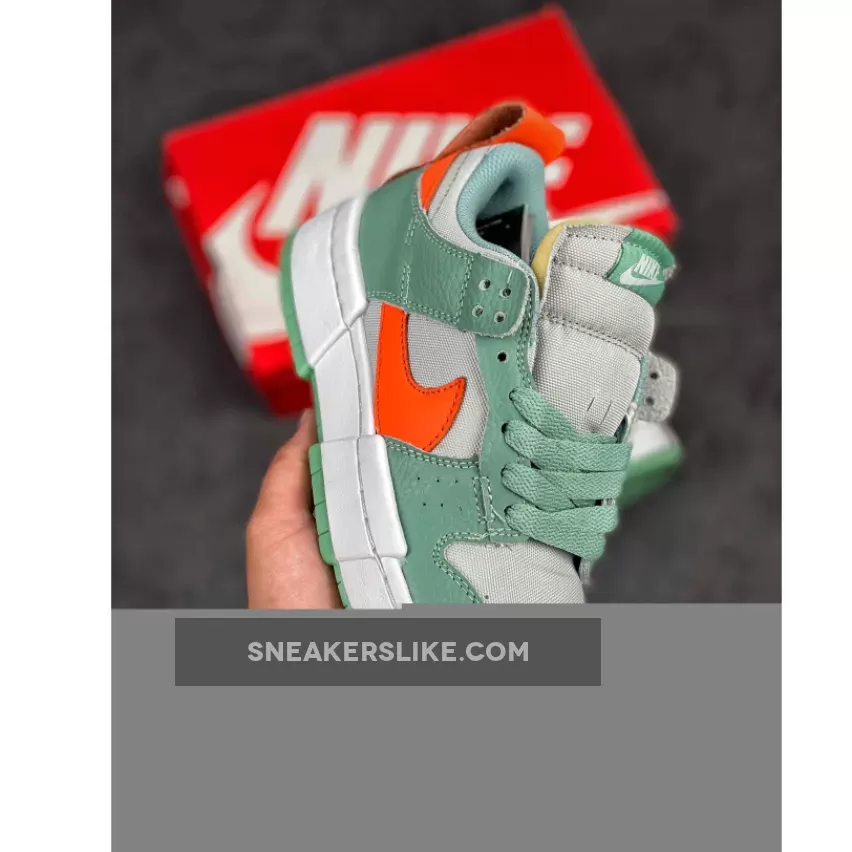 Nike Dunk Low Disrupt Sea Glass Crimson DJ3077-001 / green orange dunk low