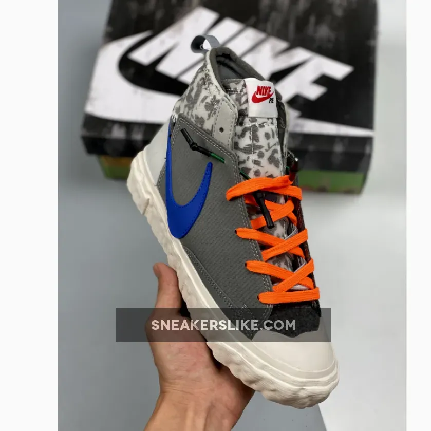 READYMADE x Nike Blazer Mid Grey White readymade nike blazers