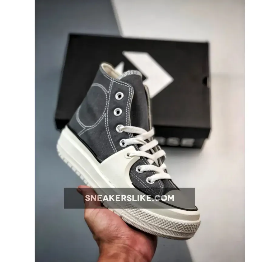 Converse Chuck Taylor All Star Construct Cyber Grey/White A05116C Restock