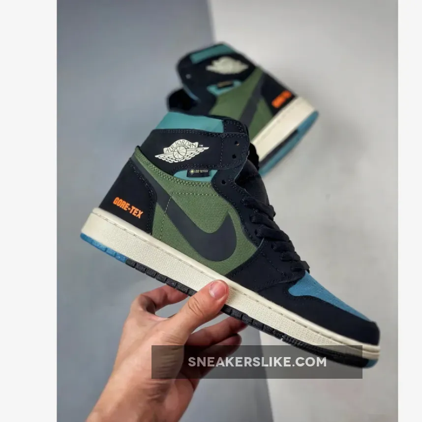 Air Jordan 1 Element Gore-Tex Black/Sky J Light Olive Air Jordan 1 Element Gore-Tex Black/Sky J Light Olive