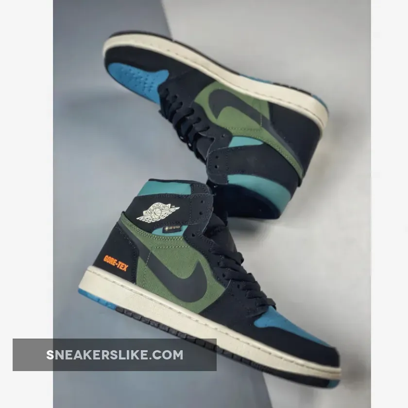 Air Jordan 1 Element Gore-Tex Black/Sky J Light Olive Air Jordan 1 Element Gore-Tex Black/Sky J Light Olive