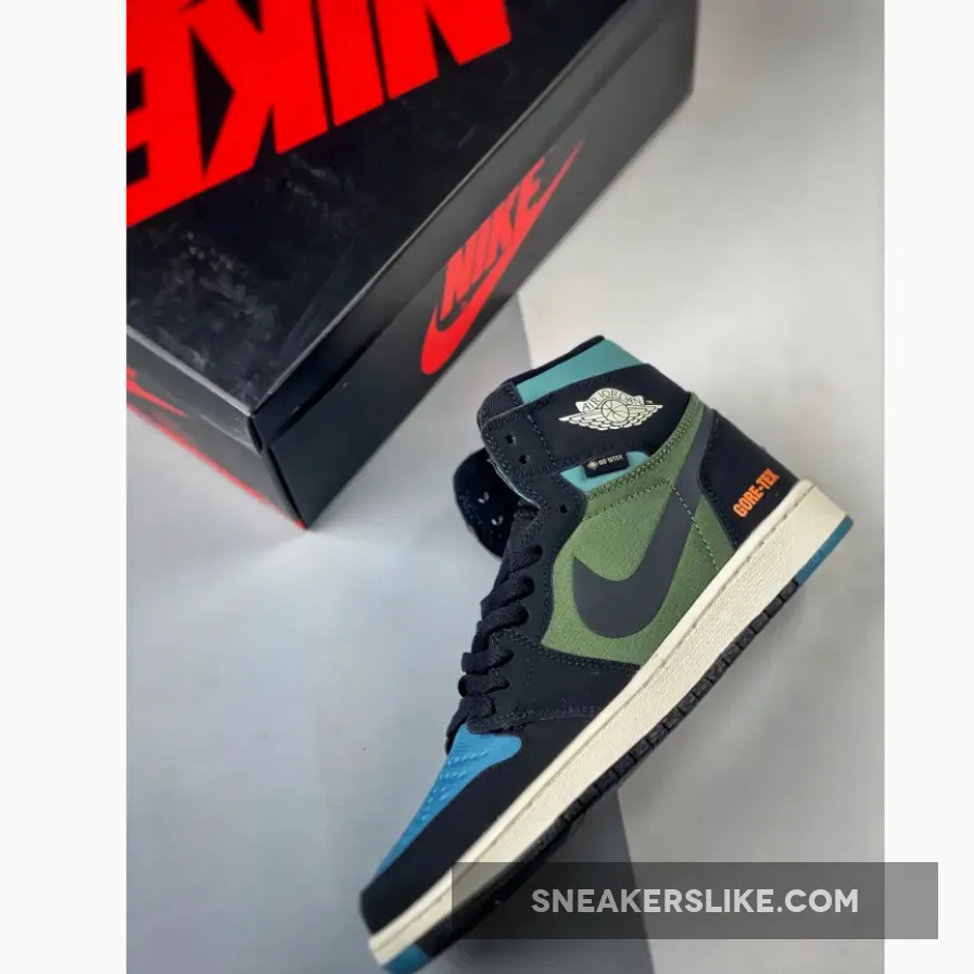 Air Jordan 1 Element Gore-Tex Black/Sky J Light Olive Air Jordan 1 Element Gore-Tex Black/Sky J Light Olive