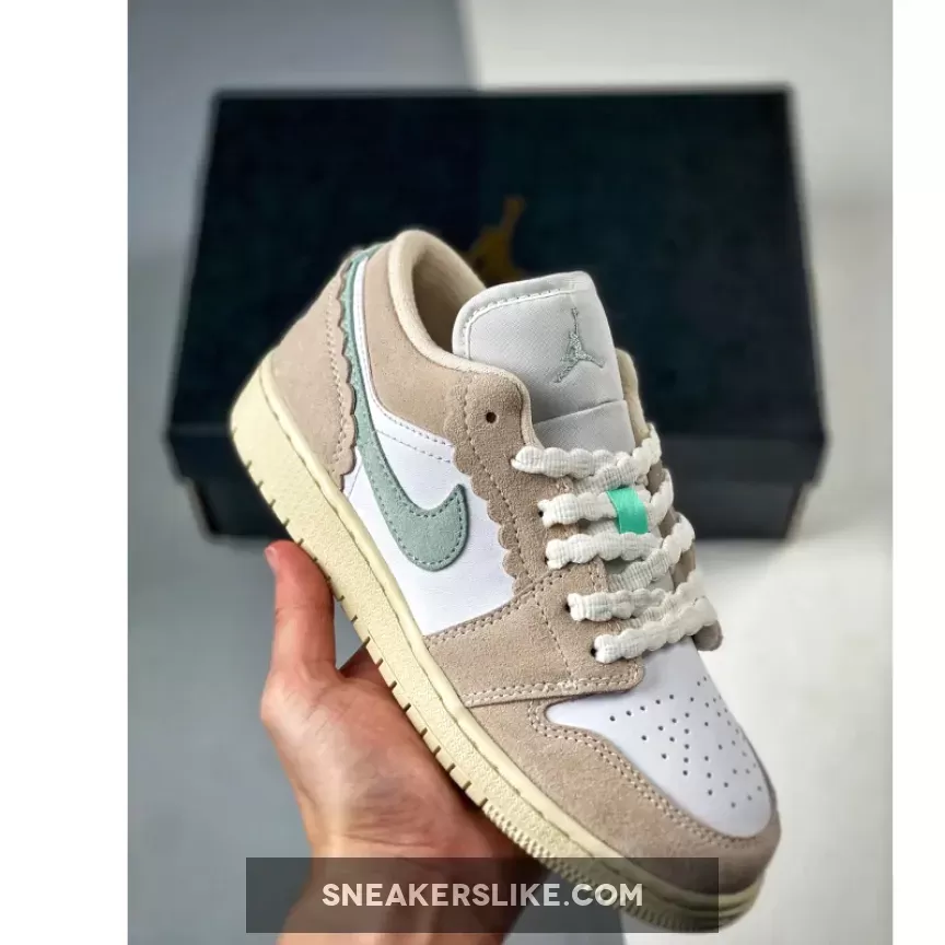 Air Jordan 1 Low GS Guava Ice/White-Pink Oxford-Jade Ice