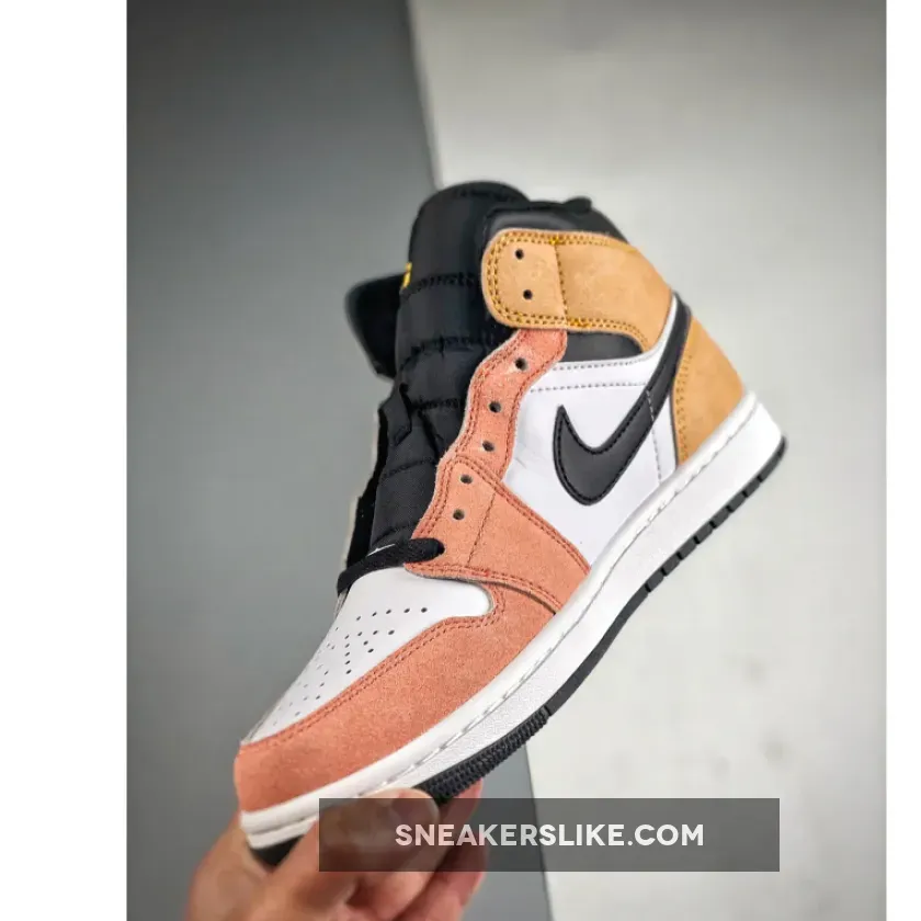 Air Jordan 1 Mid "Flight Club" Magic Ember/Sundial-White-Black Air Jordan 1 Mid "Flight Club" Magic Ember/Sundial-White-Black