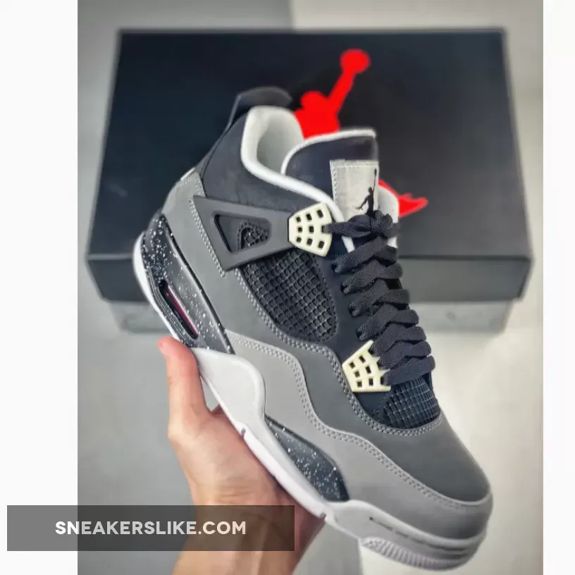 Air Jordan 4 Retro ‘Fear’ Black/White-Cool Grey