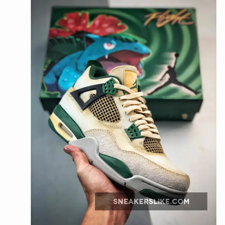 Air Jordan 4 Sail Green