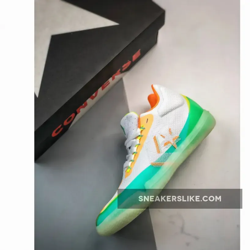 Converse All Star BB Evo Hi-Vis White Green Glow Converse All Star BB Evo Hi-Vis White Green Glow