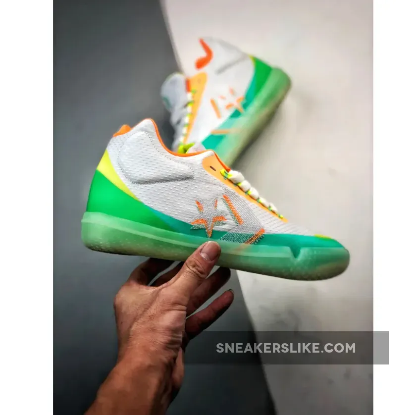 Converse All Star BB Evo Hi-Vis White Green Glow Converse All Star BB Evo Hi-Vis White Green Glow