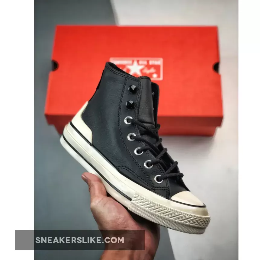 Converse Chuck 70 Leather Black/Egret