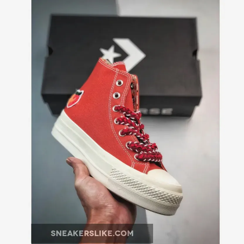 Converse Chuck Taylor All Star Lift Platform Peaches Mantra Orange