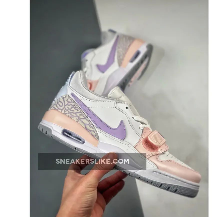 Jordan Legacy 312 Low "Pastel" White Mist Purple