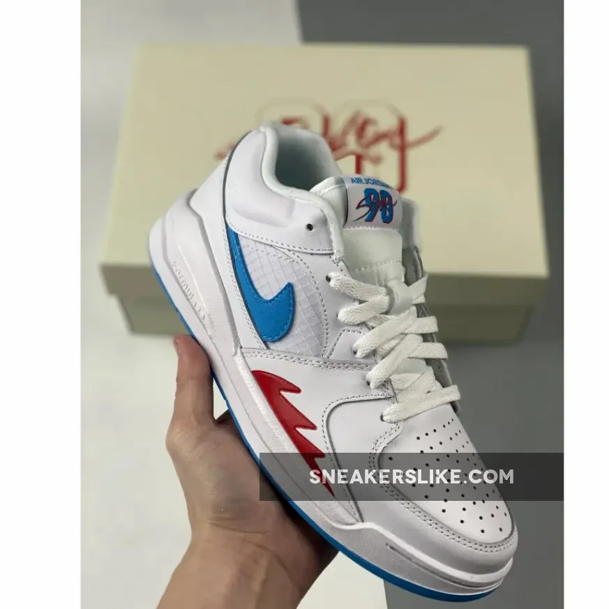 Jordan Stadium 90 White Red Blue