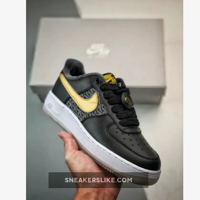Nike Air Force 1 "Bronx Origins" Black/Metallic Gold