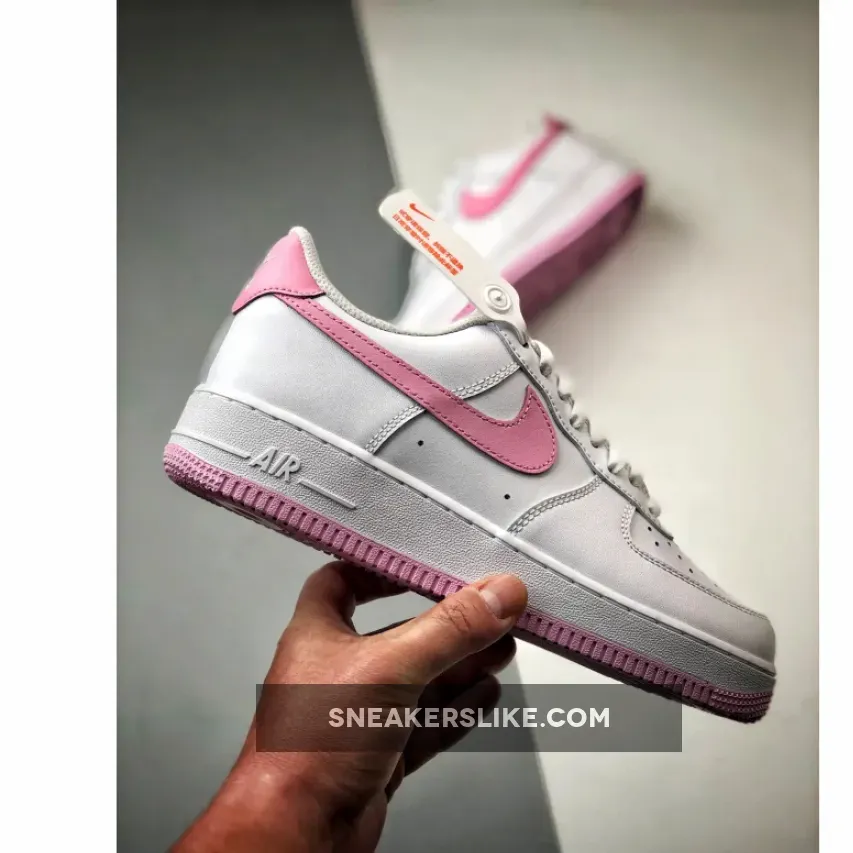 Nike Air Force 1 Low "Bubblegum" White/Pink Rise