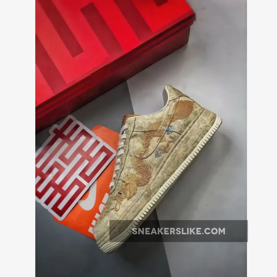 Nike Air Force 1 Low CNY "Year of the Dragon" Metallic Gold/Lilac Nike Air Force 1 Low CNY "Year of the Dragon" Metallic Gold/Lilac