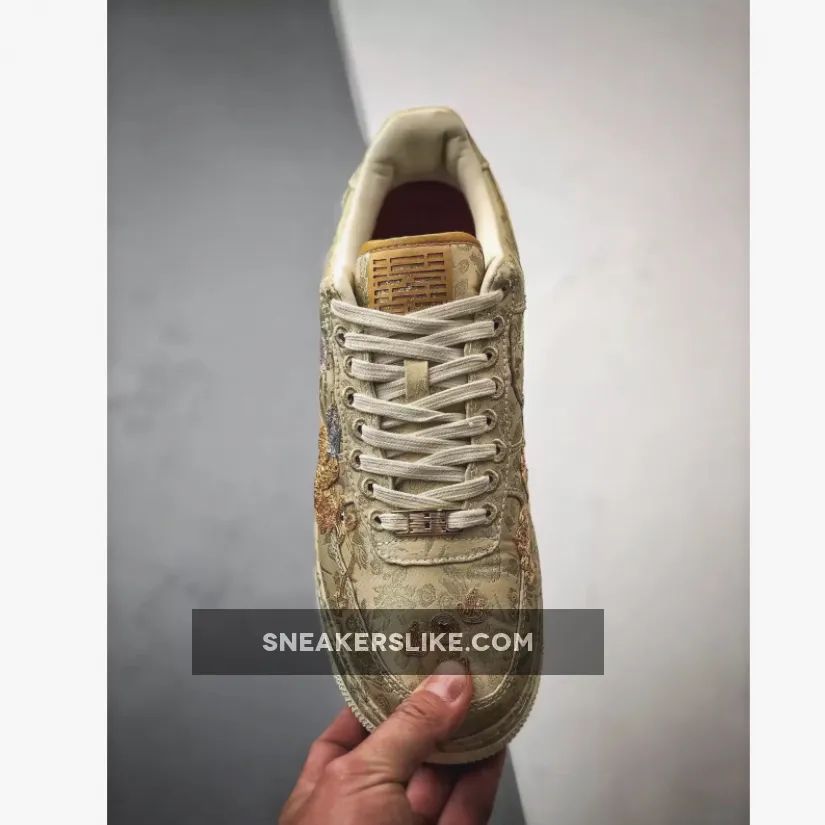 Nike Air Force 1 Low CNY "Year of the Dragon" Metallic Gold/Lilac Nike Air Force 1 Low CNY "Year of the Dragon" Metallic Gold/Lilac