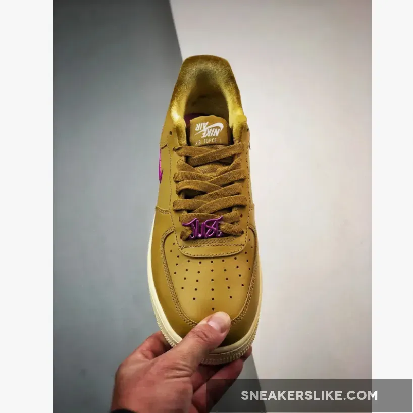 Nike Air Force 1 Low Just Do It Brown Pink Nike Air Force 1 Low Just Do It Brown Pink