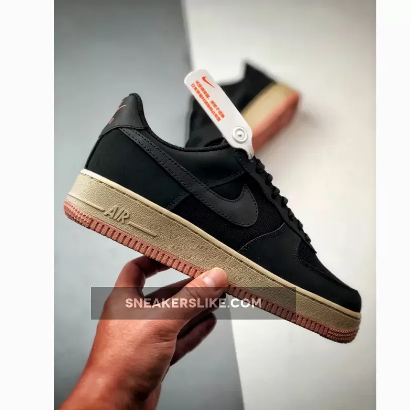 Nike Air Force 1 Low LX Black Red Stardust