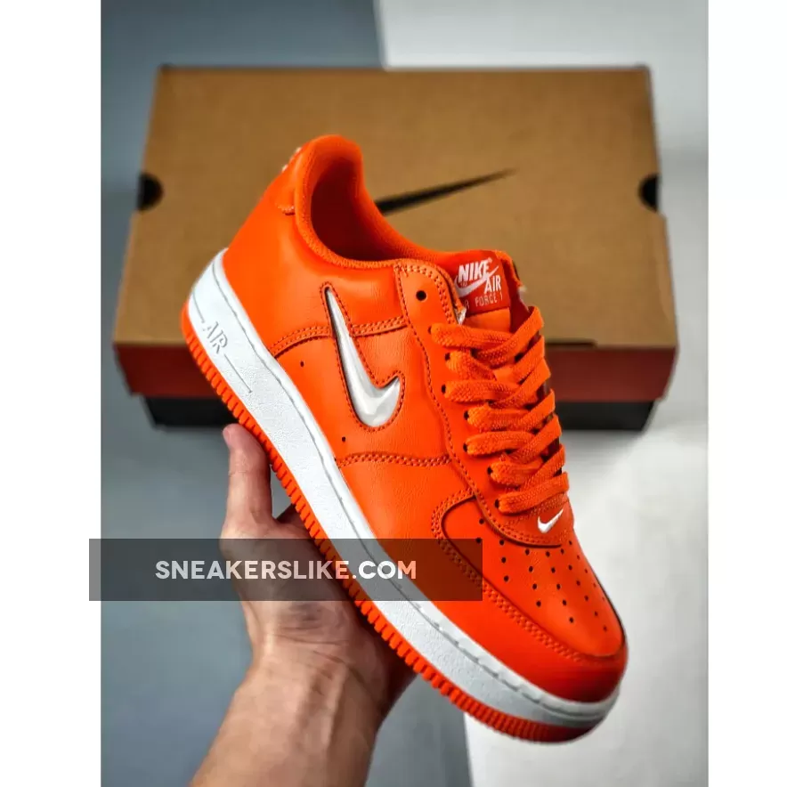 Nike Air Force 1 Low "Orange Jewel" Safety Orange/White