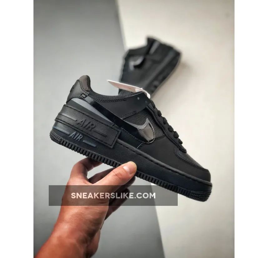 Nike Air Force 1 Low Shadow Triple Black