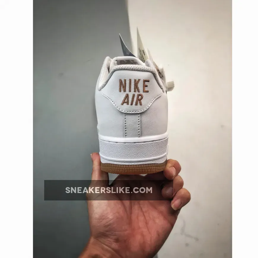 Nike Air Force 1 Low White/Bronze-Gum Nike Air Force 1 Low White/Bronze-Gum