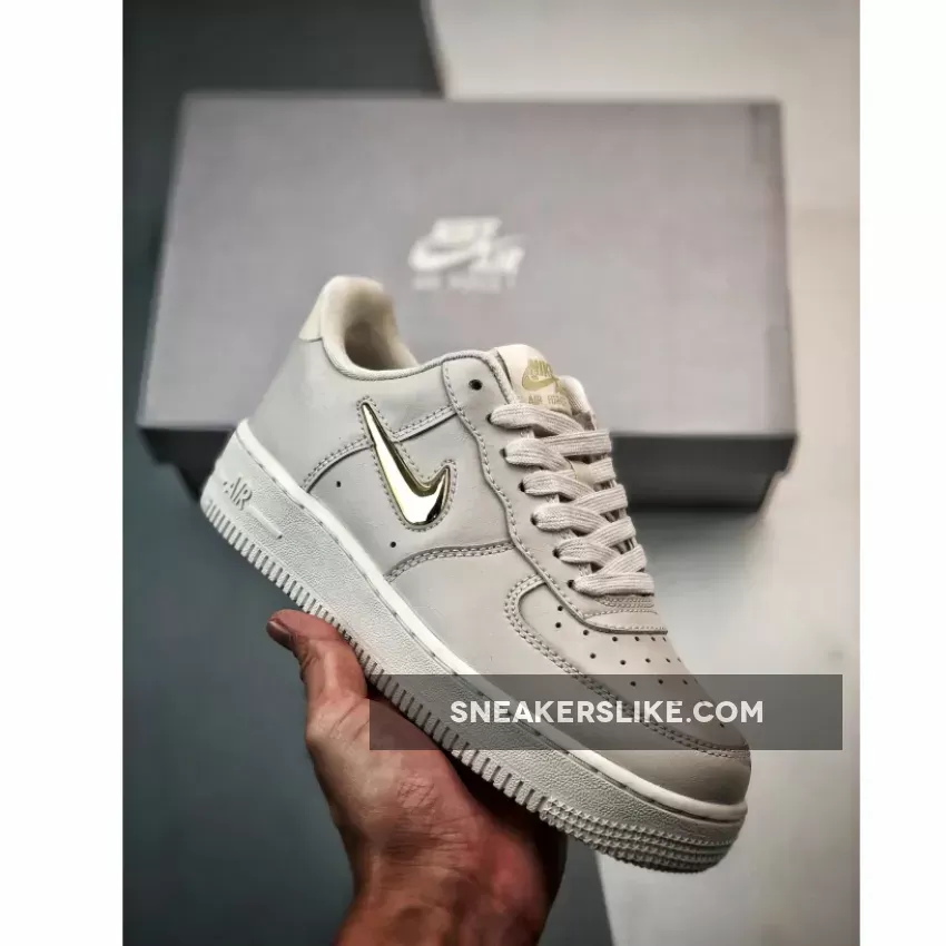 Nike Air Force 1 Premium Phantom/Metallic Gold Star ​​​​​​​