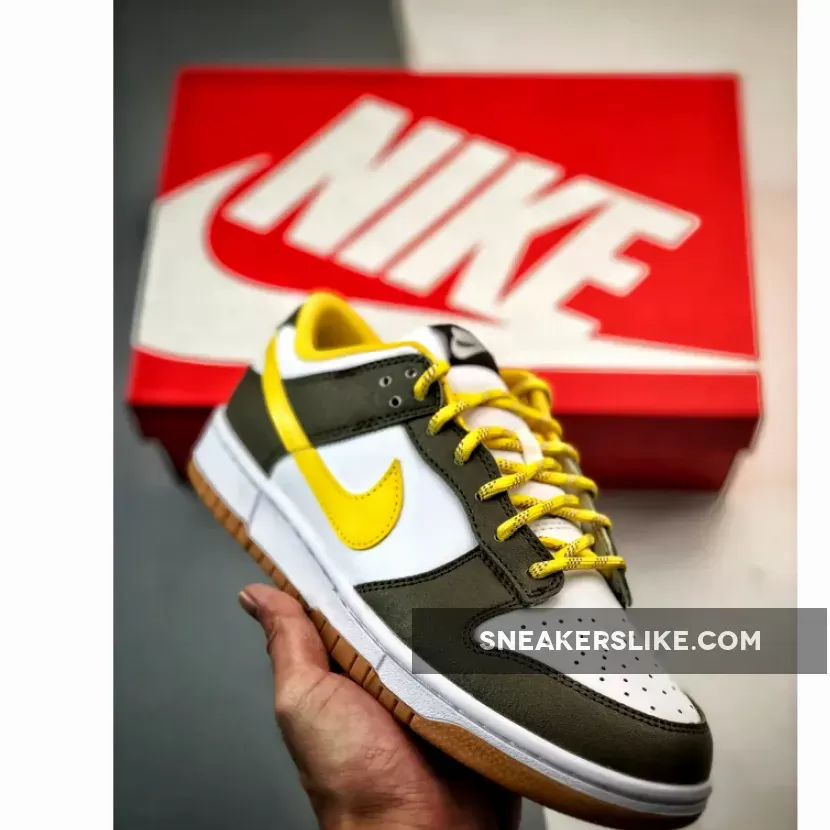 Nike Dunk Low Cargo Khaki Vivid Sulfur