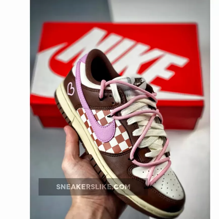 Nike Dunk Low ‘Love’ Sail/Cacao Wow-Pink