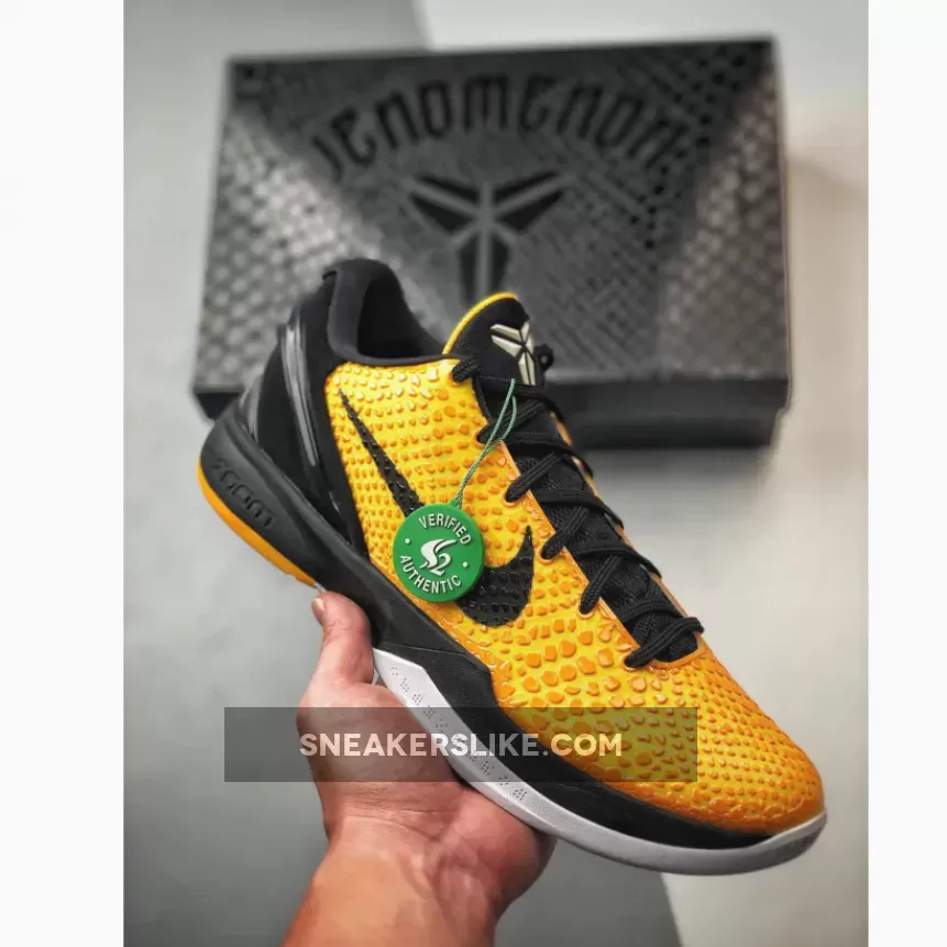 Nike Kobe 6 Del Sol/Lightbulb-Black-Tour Yellow