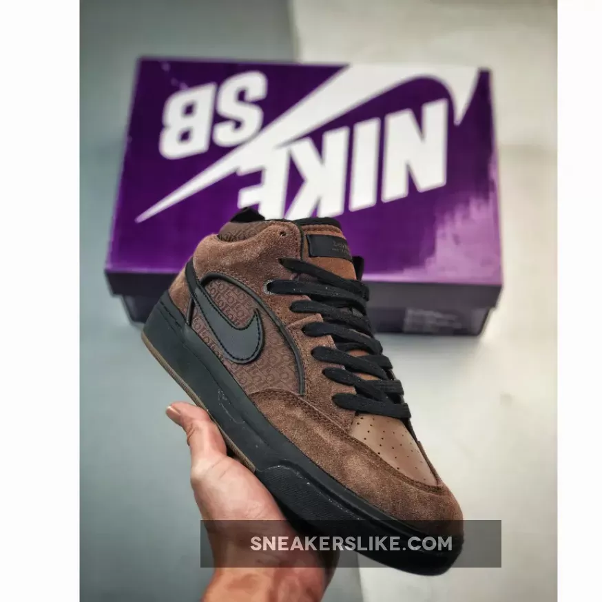 Nike SB React Leo "Cacao Wow Black"